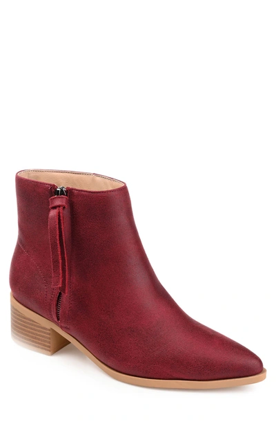 Journee Collection Collection Women's Tru Comfort Foam Sadiya Bootie In Wine