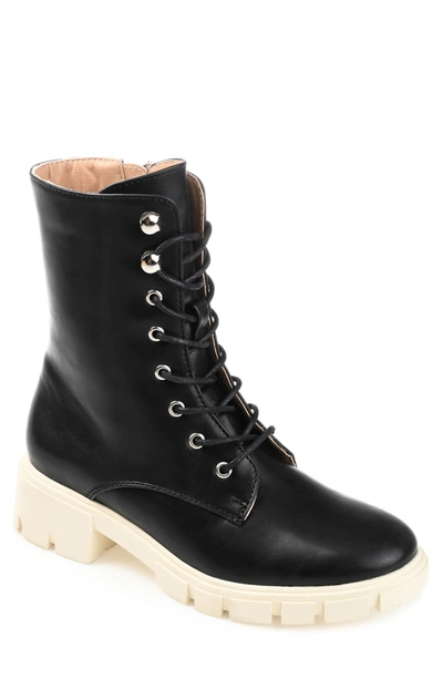 JOURNEE COLLECTION JOURNEE COLLECTION MADELYNN LUG SOLE COMBAT BOOT