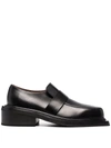 MARSÈLL SPATOLETTO LEATHER LOAFERS