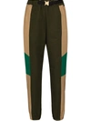 SACAI PANELLED TAPERED TROUSERS