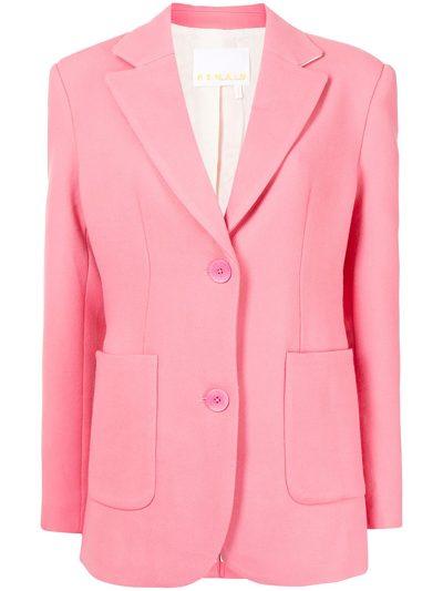 Remain Classic Tailored Blazer In Pink