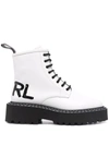 KARL LAGERFELD PATROL II LACE-UP BOOTS