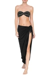 Robin Piccone Ava Cover-up Pareo In Black