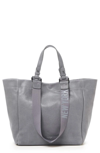 Botkier Bedford Leather Tote In Smoke