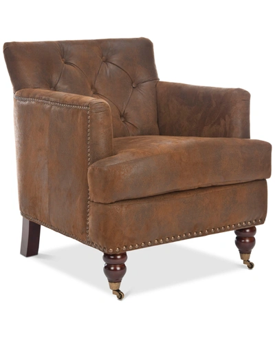 Safavieh Amsterdam Accent Chair In Brown