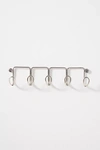 Anthropologie Chambliss Hook Rack In Silver