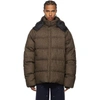 424 Brown Down Puffer Jacket In 25 Brown