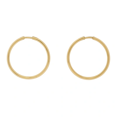 Maria Black Senorita 25 Endless Hoop Earrings In Yellow Gold