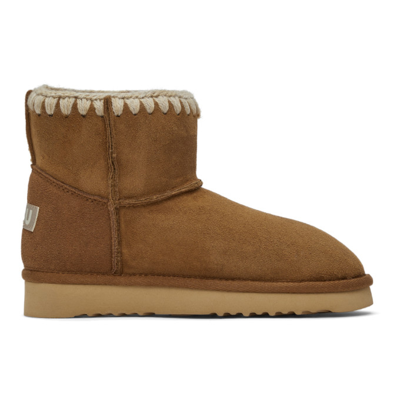 Mou Brown Suede Classic Boots