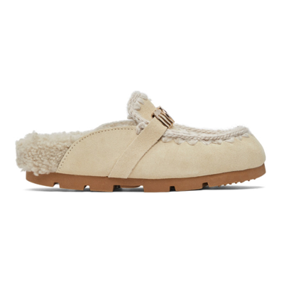 Mou Off-white Winter Bio Loafers In Van Vanulla