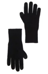 Nordstrom Rack Cashmere Gloves In Black Rock