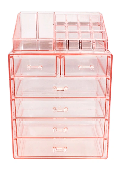 Sorbus Makeup Storage Organizer In Pink