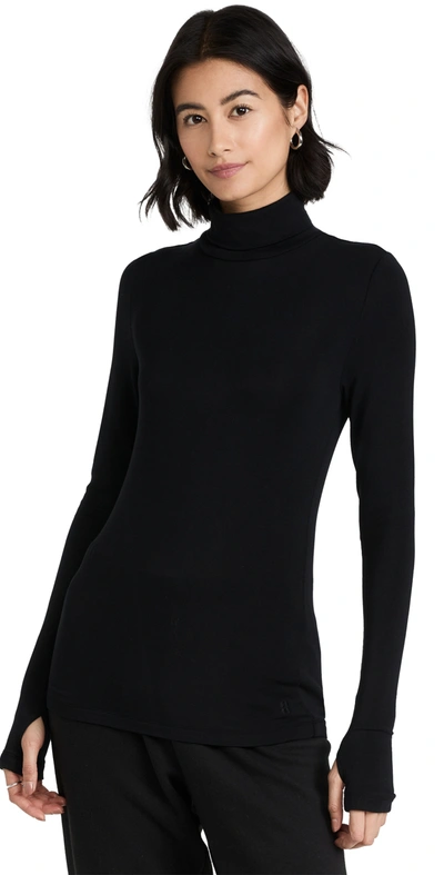 Sweaty Betty Build It Up Turtleneck In Black