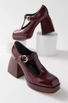 Circus By Sam Edelman Kay Platform Mary Jane Heel In Maroon