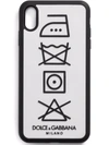 Dolce & Gabbana Laundry-print Iphone Xs Max Case In White