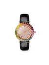 DOLCE & GABBANA IRIS CRYSTAL-EMBELLISHED 34MM