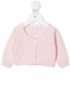 Mariella Ferrari Merino-cashmere Cardigan In Pink