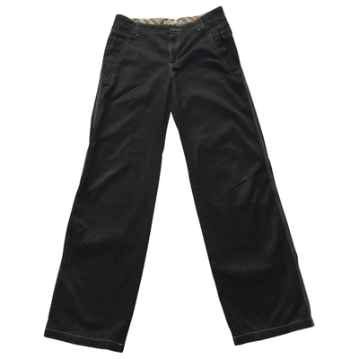 Pre-owned Burberry Kids' Jeans In Black