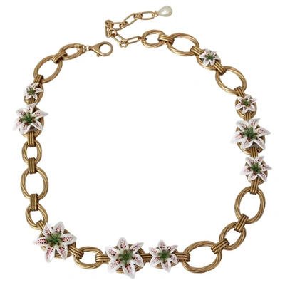 Pre-owned Dolce & Gabbana Necklace In Gold