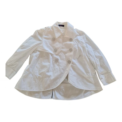 Pre-owned Kenzo Short Vest In White