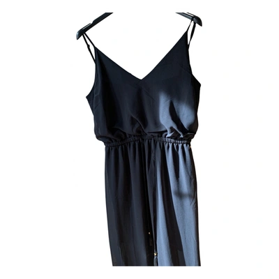 Pre-owned Guess Maxi Dress In Black