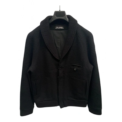 Pre-owned Raf Simons Wool Jacket In Black