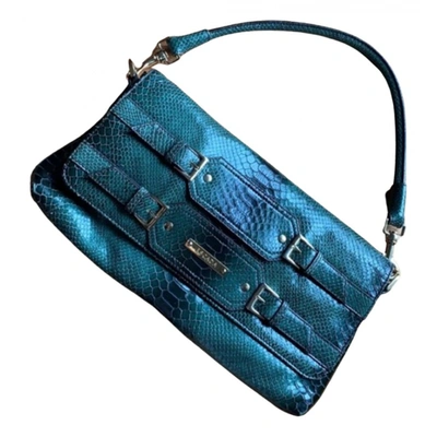 Pre-owned Escada Leather Handbag In Green