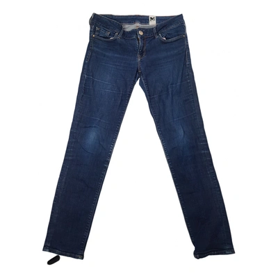 Pre-owned M Missoni Slim Jeans In Blue