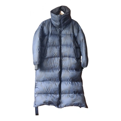 Pre-owned Bomboogie Puffer In Blue