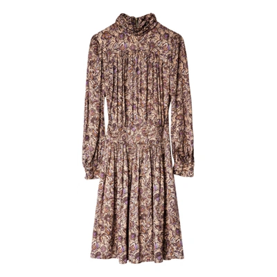 Pre-owned Zadig & Voltaire Mini Dress In Brown