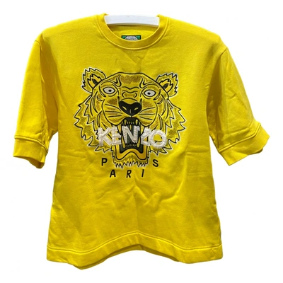 Pre-owned Kenzo Tiger T-shirt In Yellow