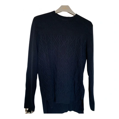 Pre-owned Mulberry Cashmere Jumper In Navy