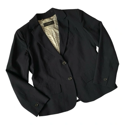 Pre-owned Max Mara Wool Jacket In Black