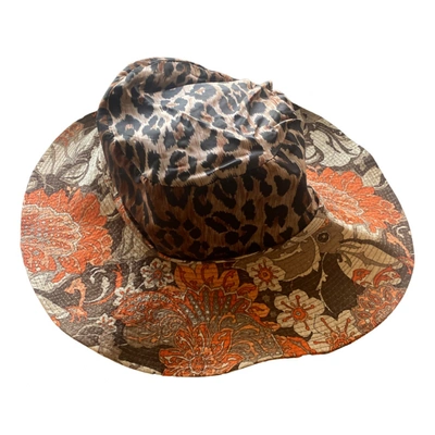 Pre-owned Dolce & Gabbana Cloth Hat In Brown