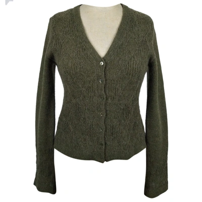 Pre-owned Cacharel Wool Cardigan In Green