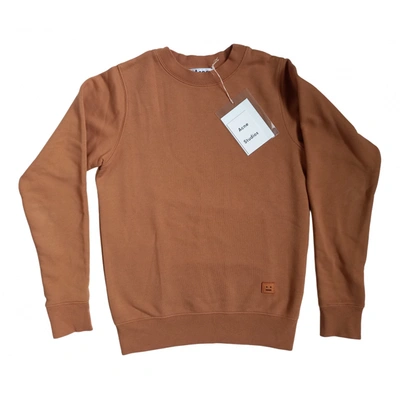 Pre-owned Acne Studios Jersey Top In Brown