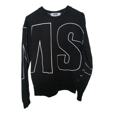 Pre-owned Msgm Pull In Black