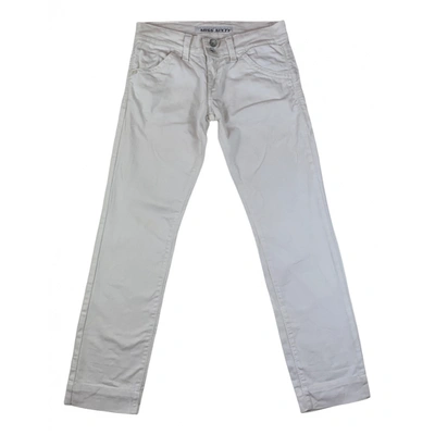 Pre-owned Miss Sixty Bootcut Jeans In White