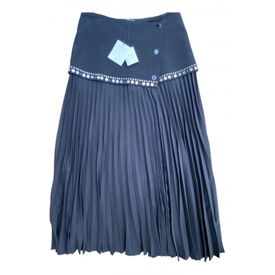 Pre-owned Sandro Fall Winter 2019 Maxi Skirt In Black