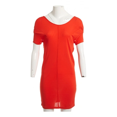 Pre-owned Acne Studios Mini Dress In Orange