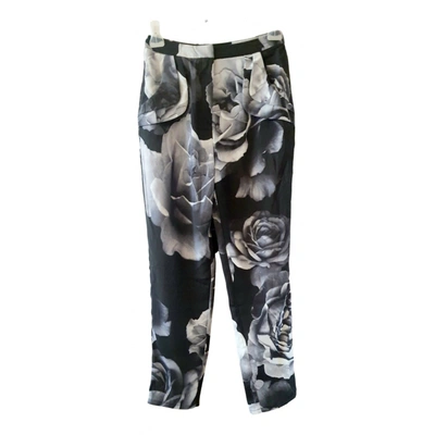 Pre-owned Cameo Trousers In Black