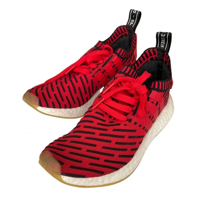 Pre-owned Adidas Originals Nmd Cloth Trainers In Red