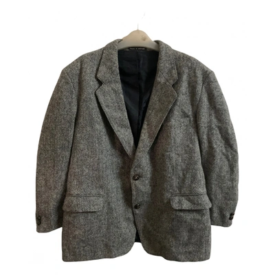 Pre-owned Harris Tweed Wool Coat In Multicolour