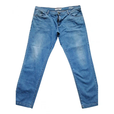 Pre-owned Nice Things Straight Jeans In Blue