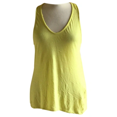 Pre-owned Ba&sh Vest In Yellow