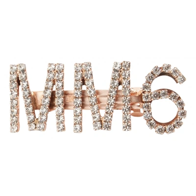 Pre-owned Mm6 Maison Margiela Hair Accessory In Gold