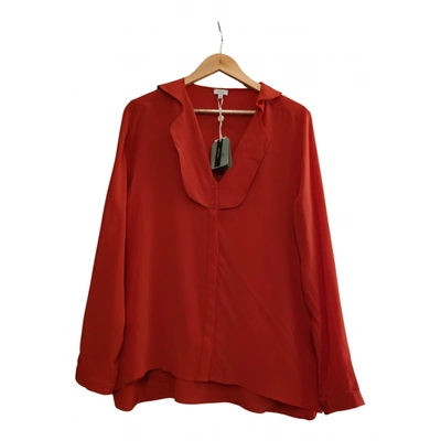 Pre-owned Hoss Intropia Silk Shirt In Red