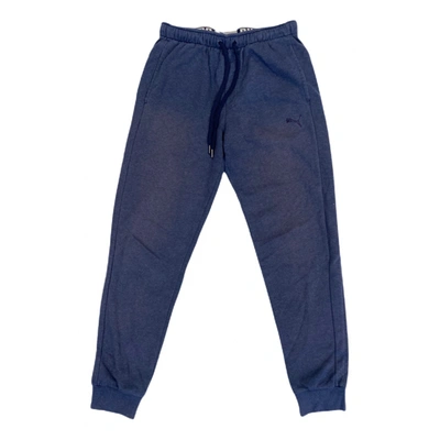 Pre-owned Puma Trousers In Blue