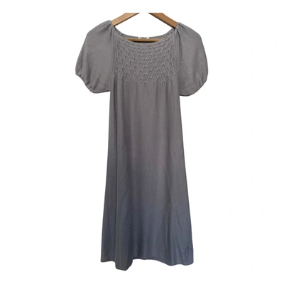 Pre-owned Chloé Mid-length Dress In Grey