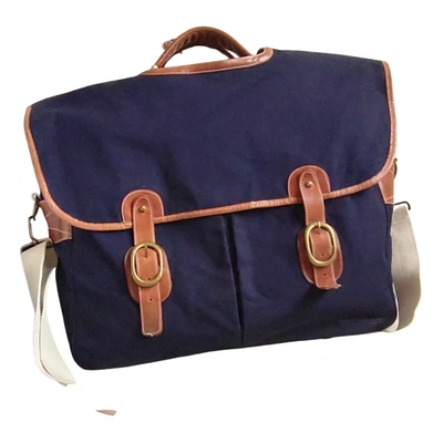 Pre-owned Tretorn Cloth Weekend Bag In Blue